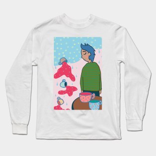 Five of Cups Long Sleeve T-Shirt